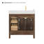 Meuble-lavabo simple 36 po avec miroir Lala-1037042096