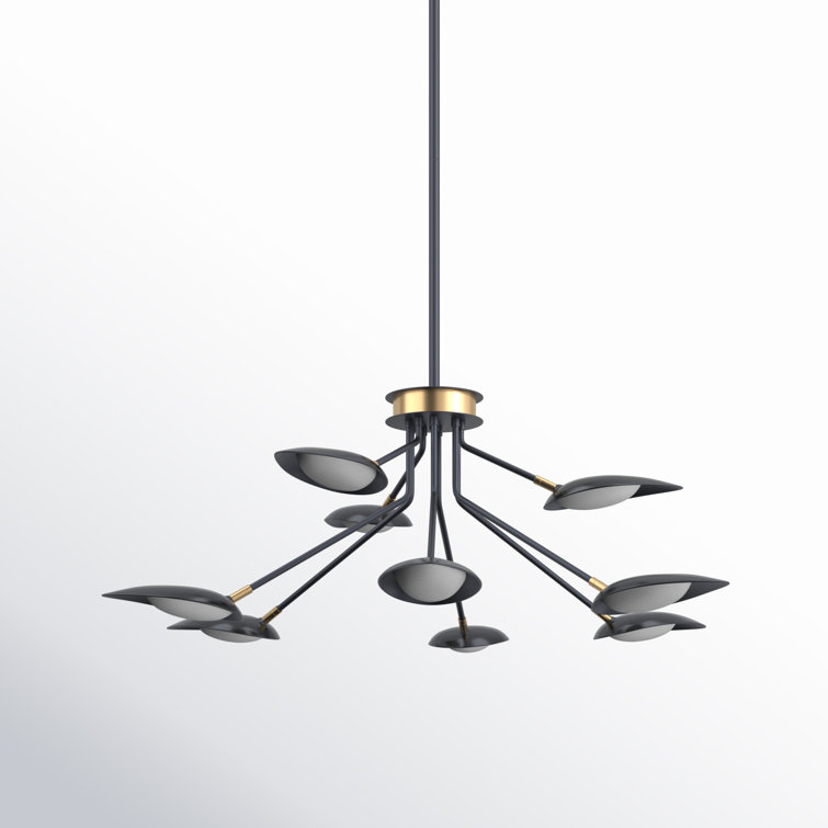 Cillian 9 Light Metal Dimmable LED Sputnik Chandelier
