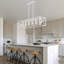 Luminaires de salle à manger en nickel brossé Modern Chandeliers-997156895
