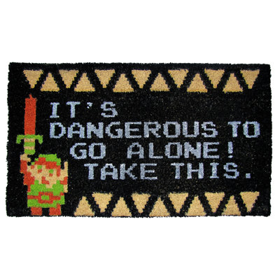 Tapis d'entrée antidérapant Cele Zelda