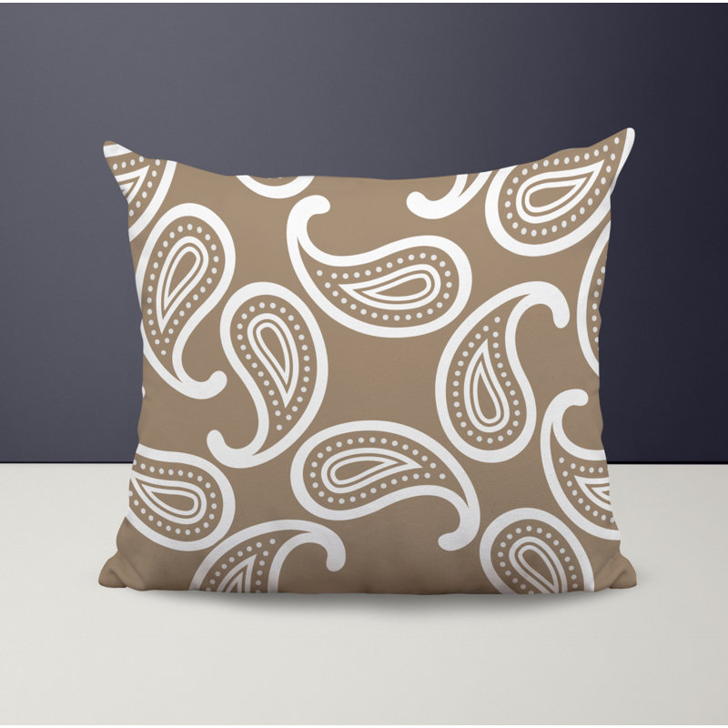 Housse et insert de coussin décoratif en polyester, Beige, L 15 po x H 15 po