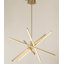 Burcker Aluminum Dimmable LED Modern Linear Chandelier-102743057-70693019
