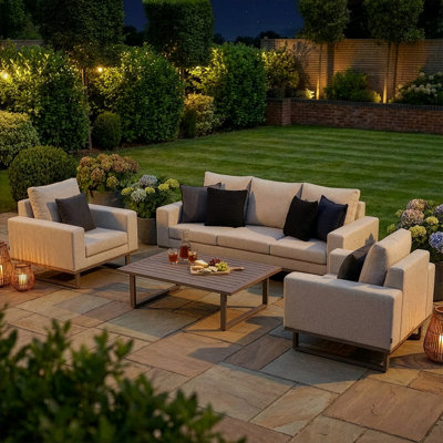 Carnmore 3 Seat Sofa Set Zinc