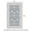 Tapis d'intérieur antidérapant 3 pi x 5 pi avec motif floral lavable à la machine, grège-410541035-405154786