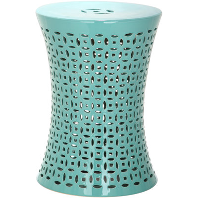 Alondo Ceramic Garden Stool by House of Hampton