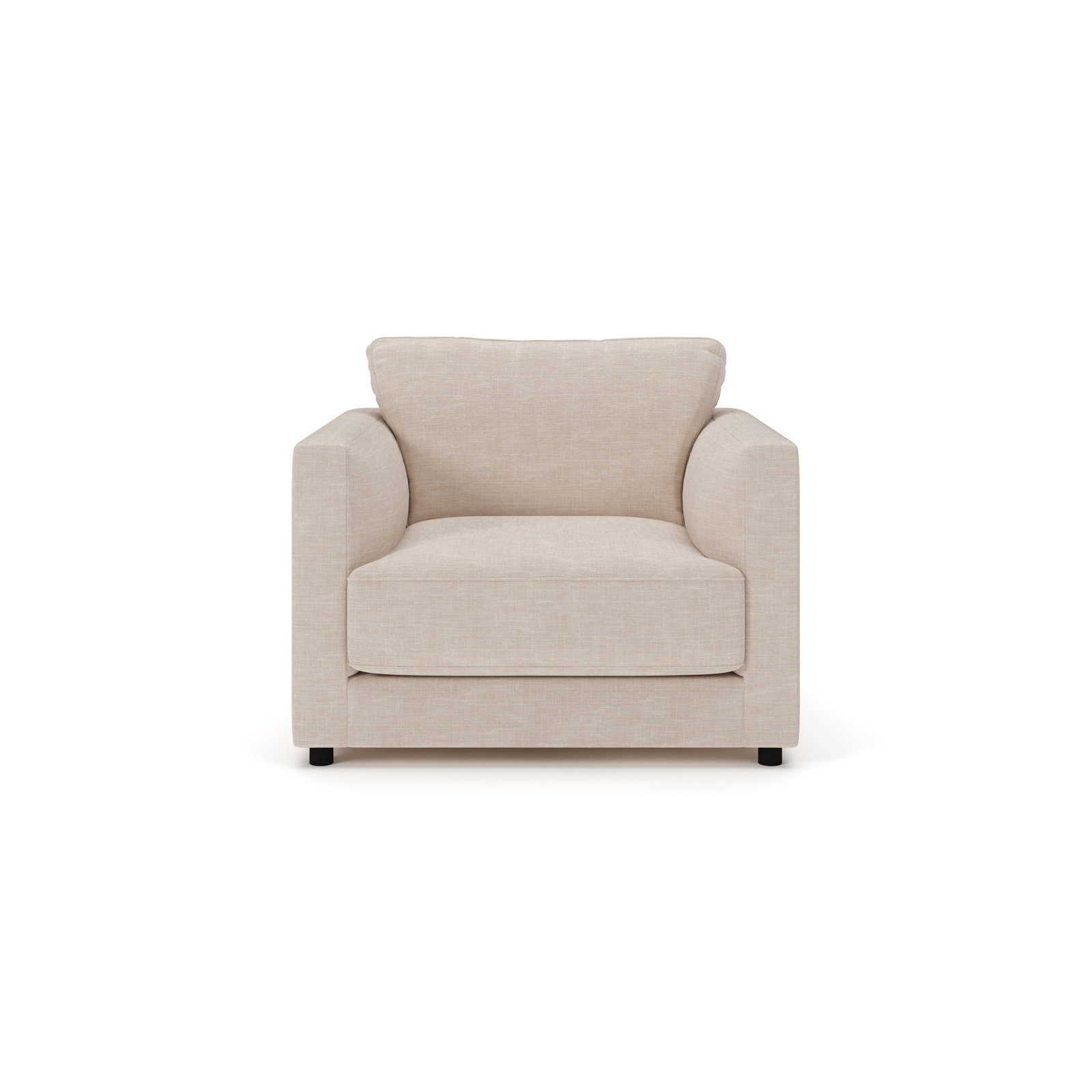 Milo Upholstered Chair And A Half, Lena Sand