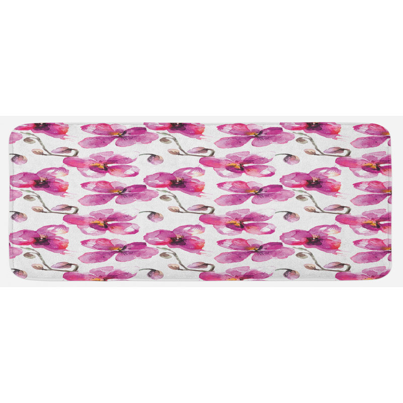 Tapis de cuisine aquarelle