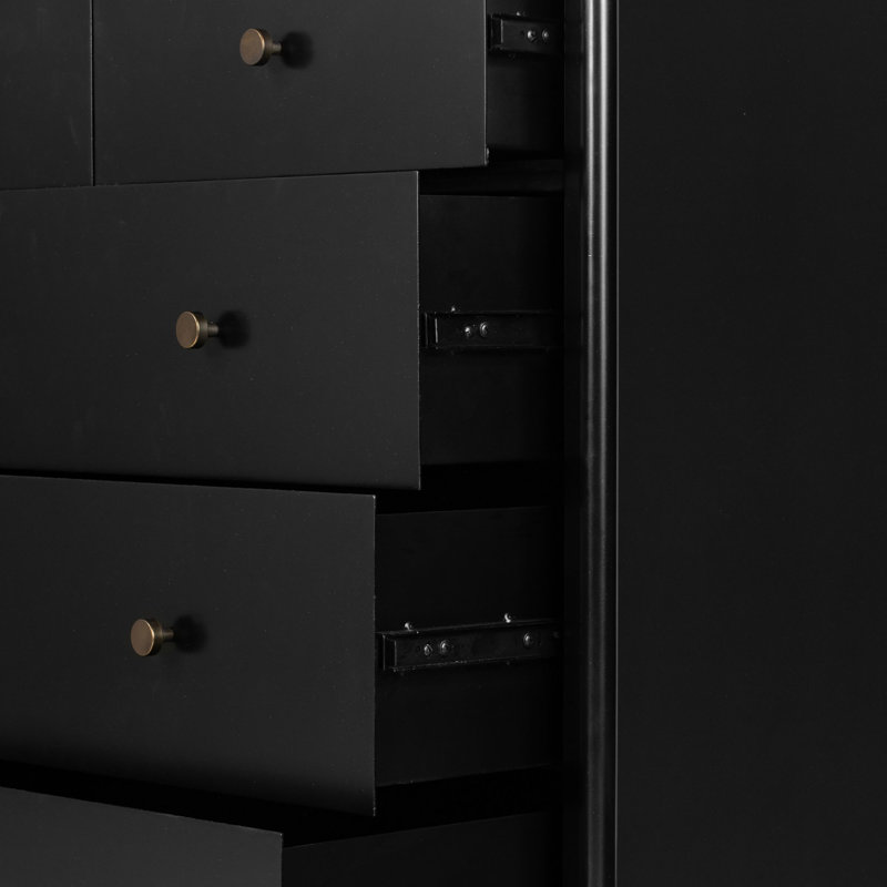 Soto 5 Drawer Dresser-Black