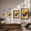 Flowing Rhythms Mid-Century - Framed Print-1325288717-1325288704