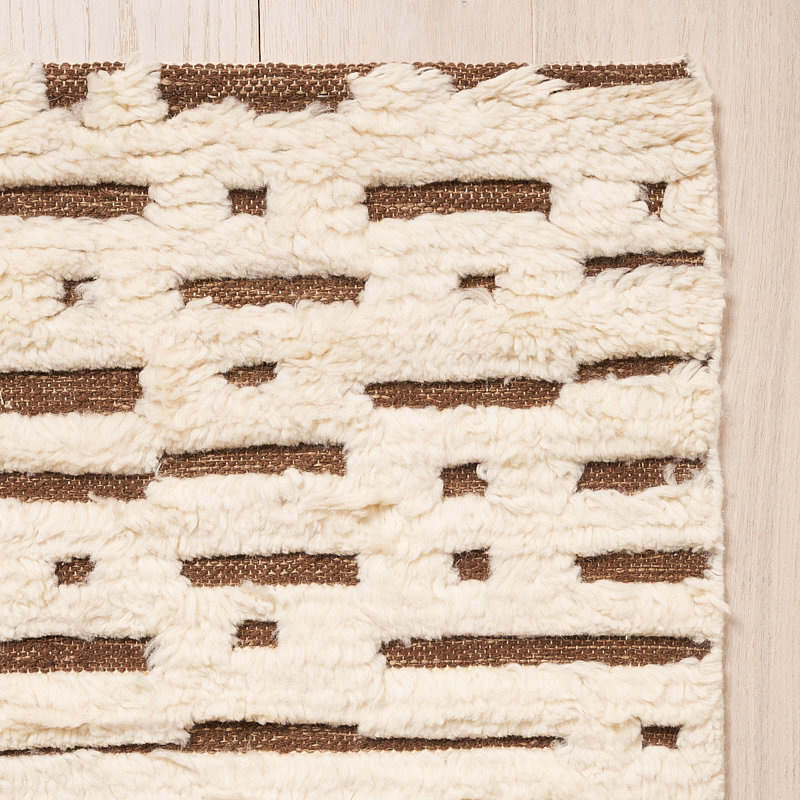 Abstract Ikat Rug, Rectangle 6' x 9'