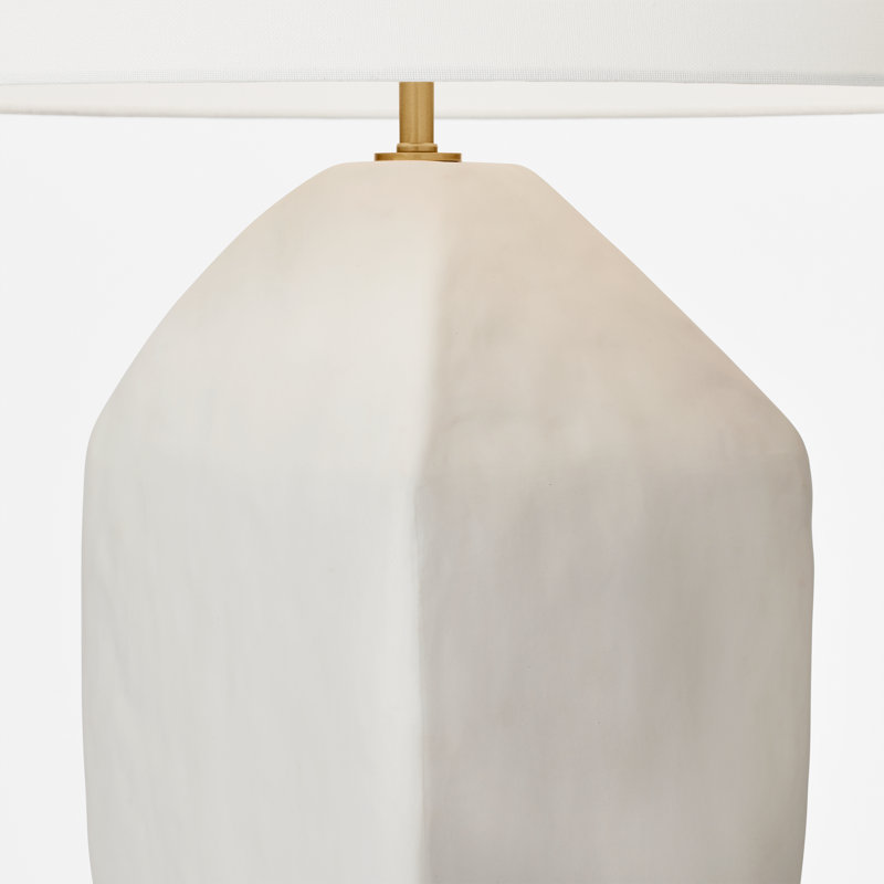 Sybert Table Lamp, Matte White