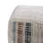 Yinka 18"H Striped Upholstered Pouf Ottoman