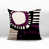 Purple/Black/Off-White Abstract