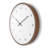 Westclox 12" Contemporary Minimal Woodgrain Wall Clock with Quartz Accuracy-588787353