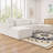 Boneless U-Shaped Sectional Sofa with 2 Ottomans, Plush Corduroy Fabric Modular Couch, No Assembly Required, Upholstered Seating Group, 6-Seat Capacity-219063391