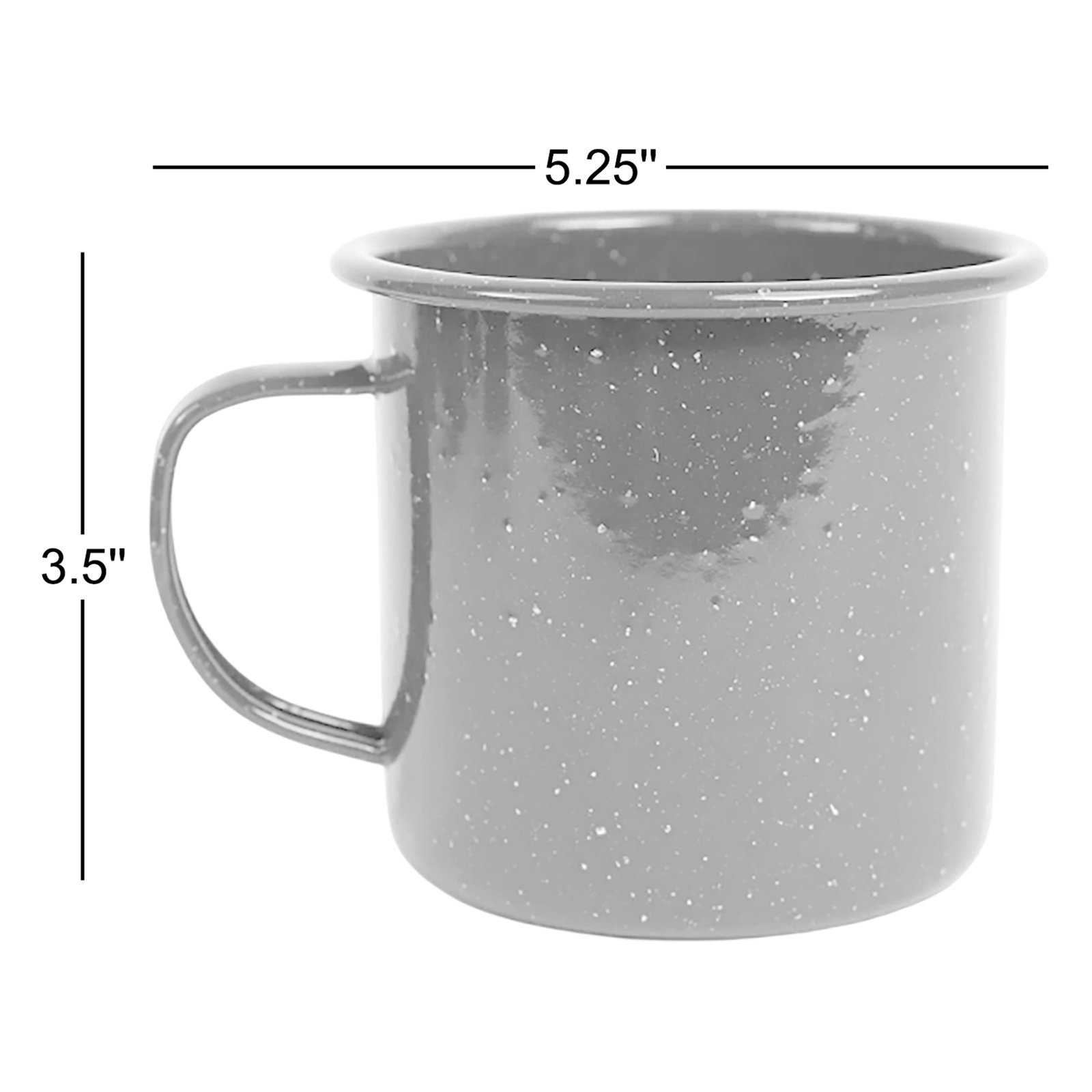 Stinson Enamelware 16 Oz Large Mug, Green