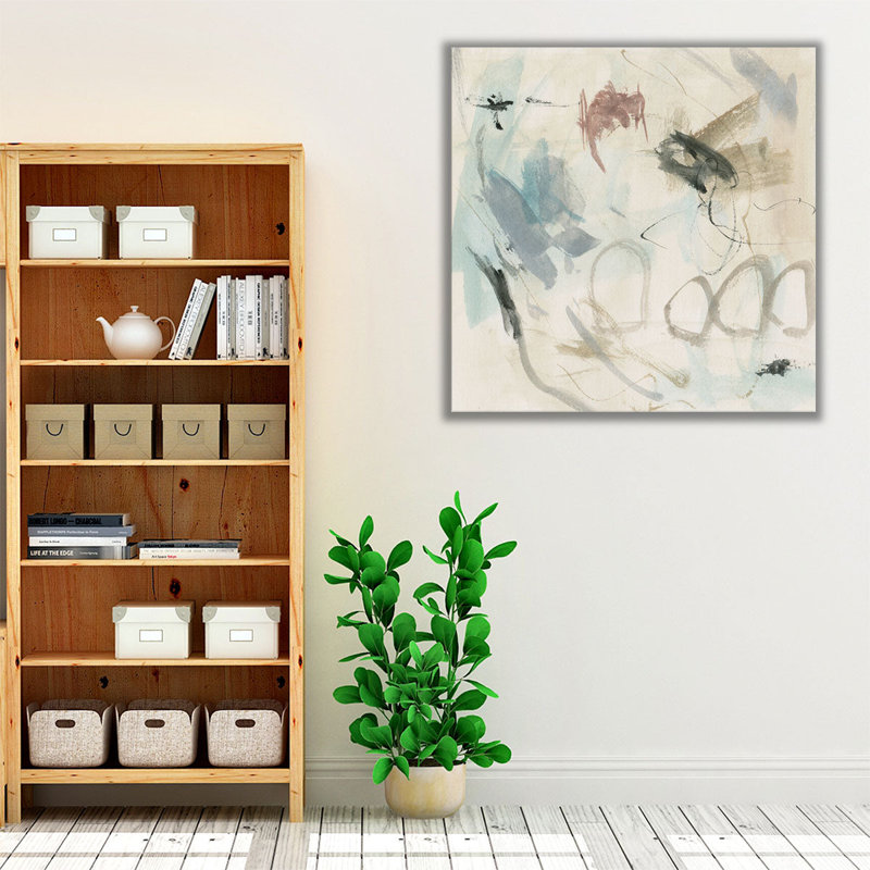 Joyful Mood I - reproduction d'art sur toile, H 12 po x l 12 po