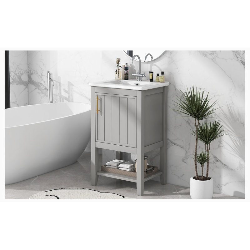 Meuble-lavabo simple avec plateau 20,00 Zulma