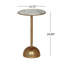 Marble Top End Table