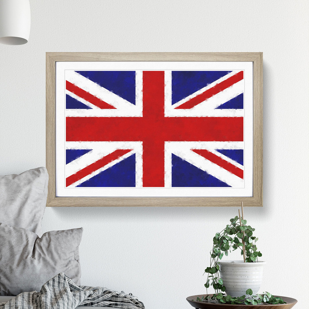 Union Jack British Flag Vol.1 - Framed Print