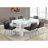 Dining Table, 60" Rectangular, Kitchen, Dining Room, White Laminate, Contemporary, Modern
