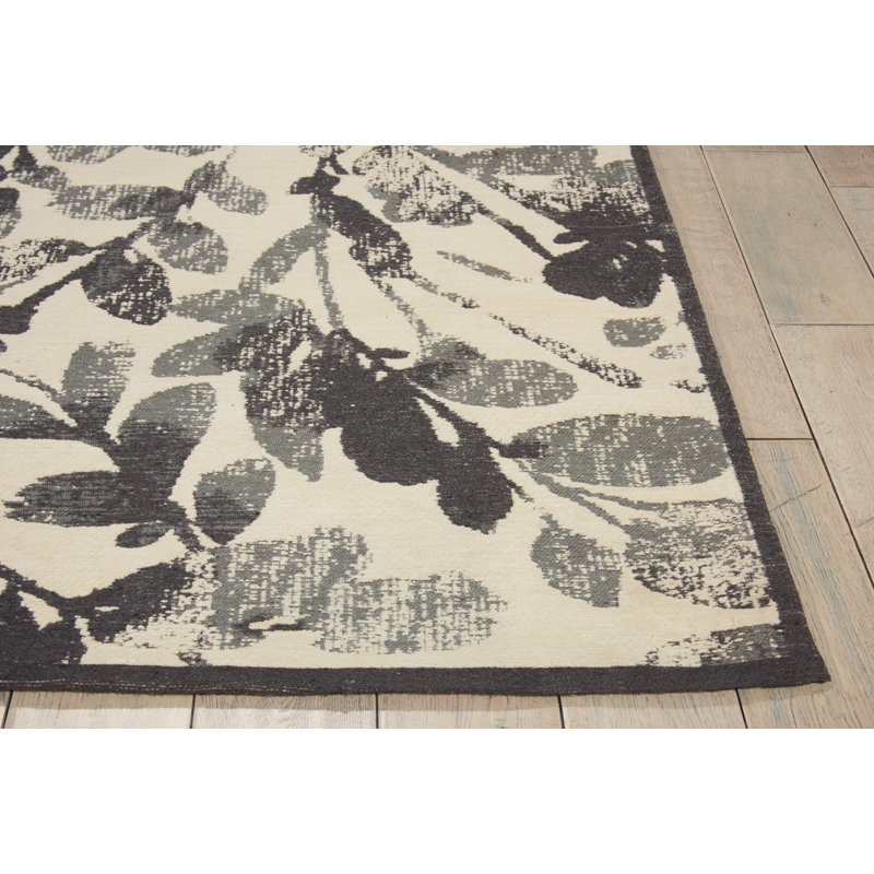 Floral Indoor Rug, Rectangle 5' x 8'