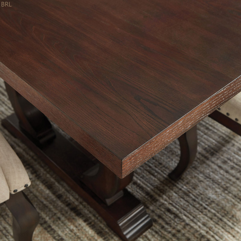 Atwell Rustic Java Extension Leaf Dining Set