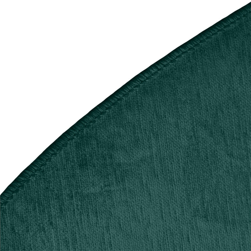 Tapis vert / blanc Oakland, Rond 5 pi