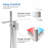 Cube Floor Tub Spout with Diverter-65166489