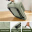  Chaise pliante à soucoupe lune, siège en cuir végétalien-1957508208