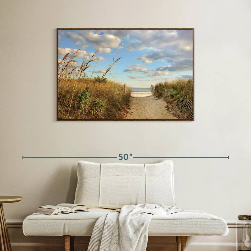 Long Island Aulelei, Cadre flottant noyer, 40 po x 27 po