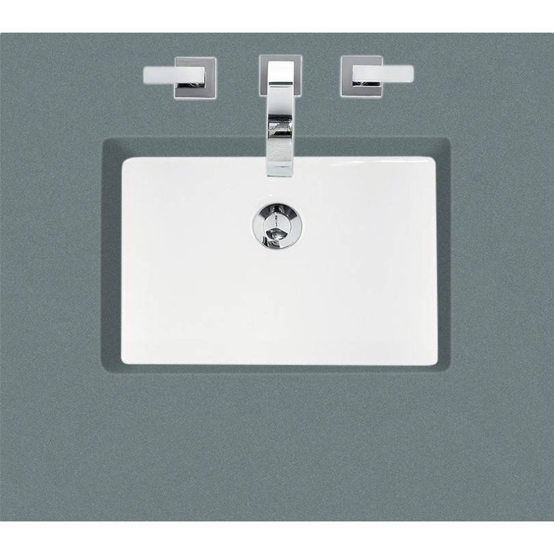 Bristol 48'' W Single Vanity, Cala Blue, Bright White, 8" Widespread