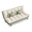 Canapé-lit blanc et vert 100% polyester