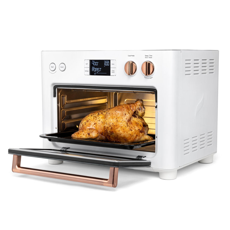 6-Slice Countertop Rotisserie Toaster Oven - fits a 12” pizza 23L capacity  (Black)