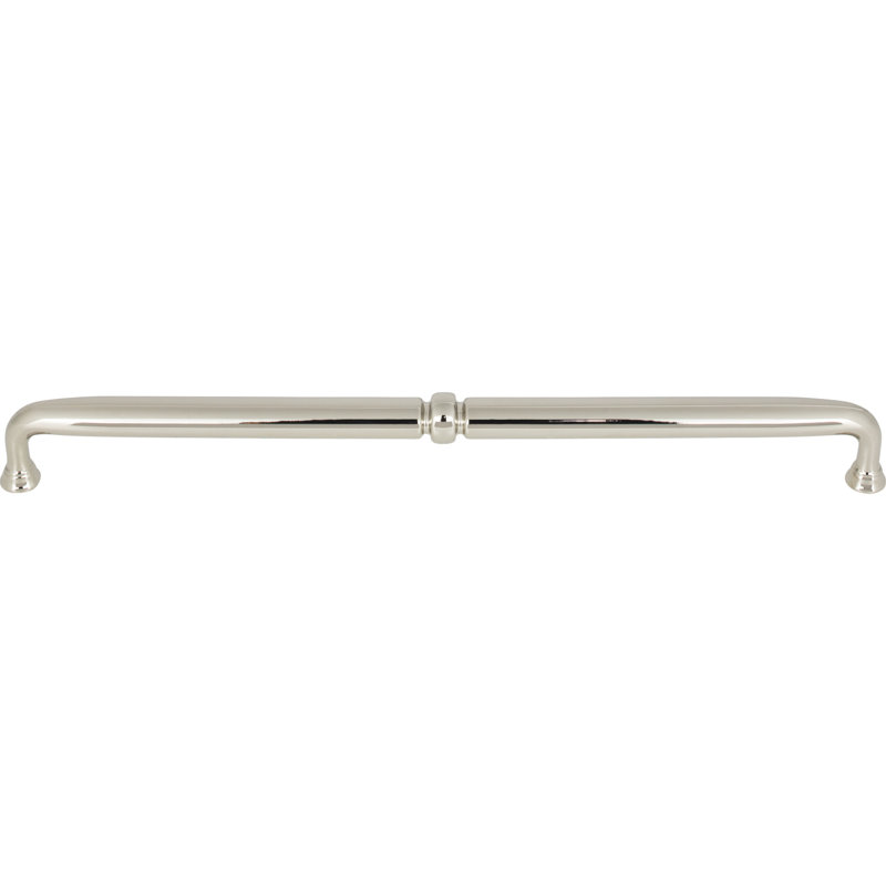 Henderson Bar pull, Polished Nickel, 12" Center to Center