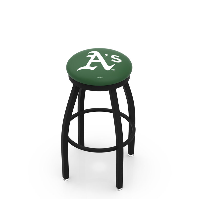 Tabouret de bar pivotant L8B2B Oakland, Noir, Extra Tall 36” Seat Height