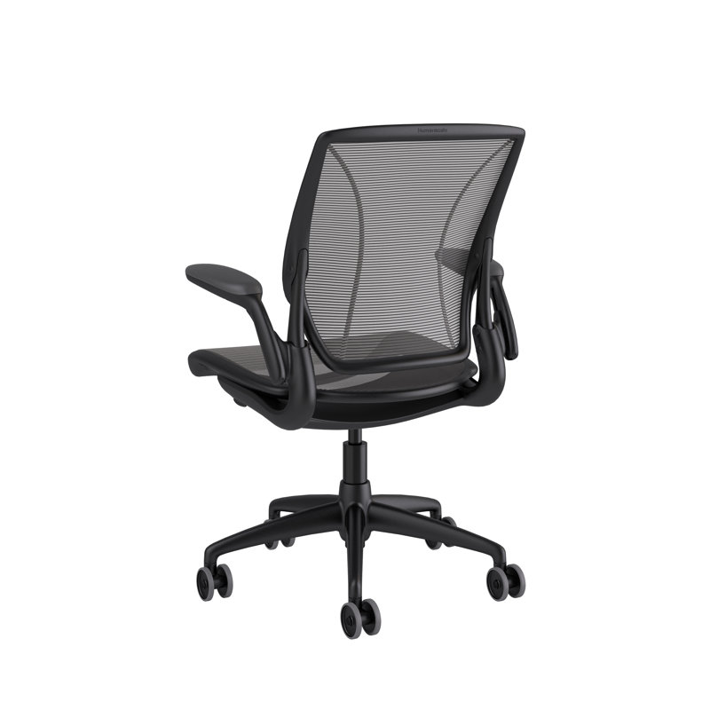 World Mesh Task Chair, Black, Adjustable, Black