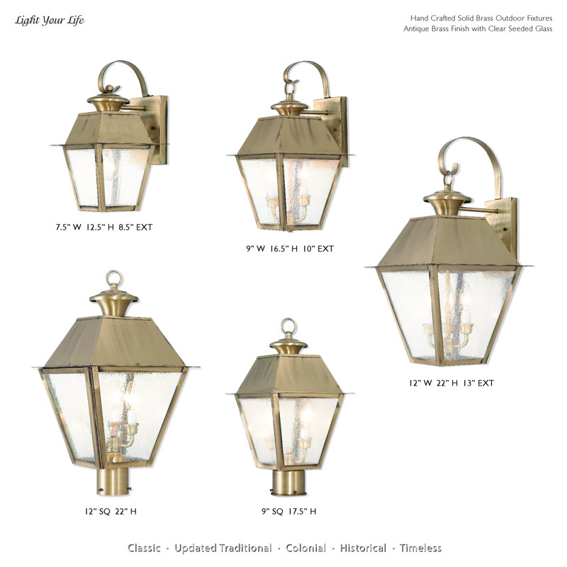 Fraida Lantern Head, Antique Brass