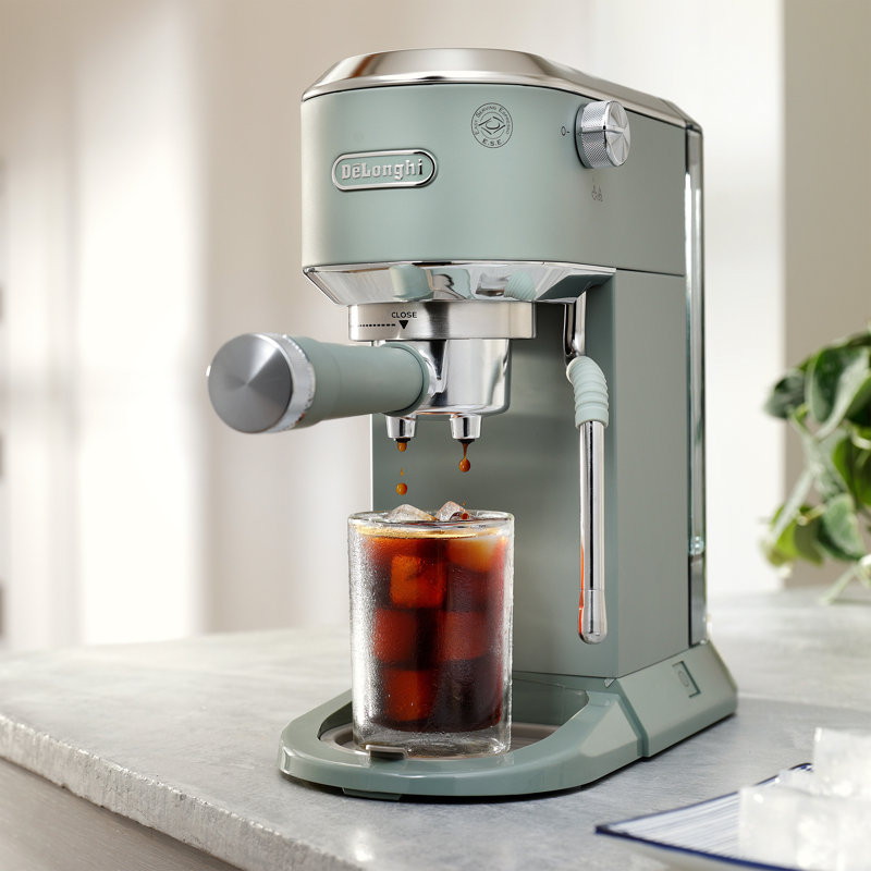 Espresso Machine Cold Brew Maker with Milk Frother, Green