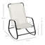 Chaise berçante de jardin Outsunny