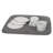 Microfiber Drying Mat 16x18 - Gray-98551650