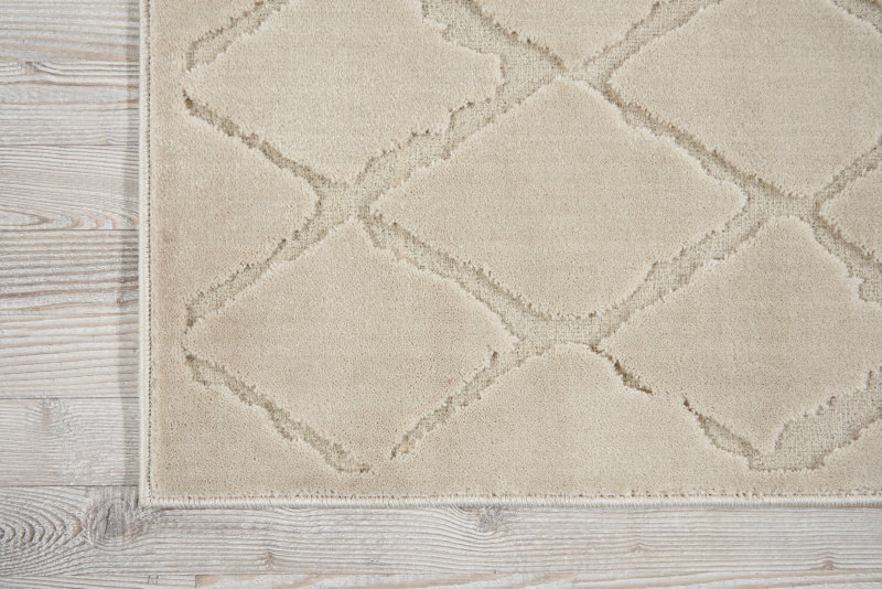 Gleam Geometric Area Rug in Ivory, Rectangle 9'3" x 12'9"