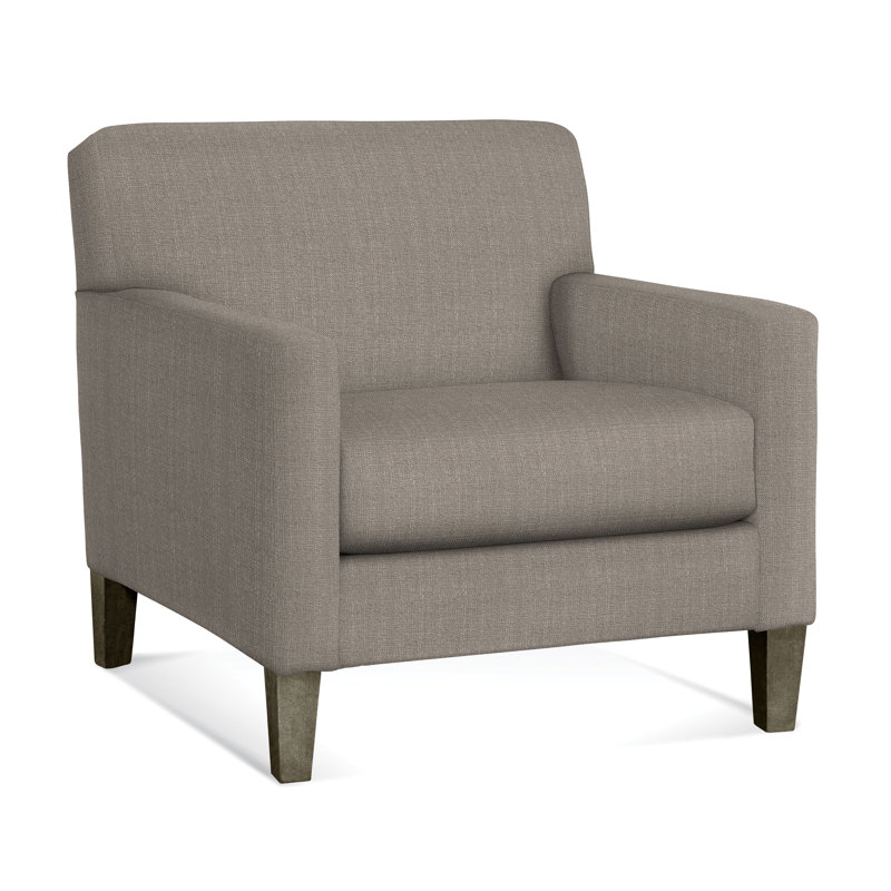 Tampa Upholstered Armchair, Stone Crypton Performance; 0884-83, Flax