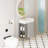 Open-Shelving Bathroom Vanity With Sink-533903666