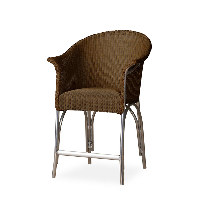 All Seasons Outdoor Bar Stool, Bark