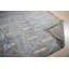 Tapis transitionnel bleu Graceful Marrakech