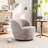 Hadriel Boucle Swivel Barrel Chair-1251603730