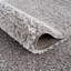 Tapis gris en polyester tissé à la main de couleur unie Francique-1114747660