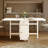 Foldable Dining Table For Small Space, Rectangular Wood Folding Extendable Kitchen Table With Drop Leaves, No Assembly Required-878698195