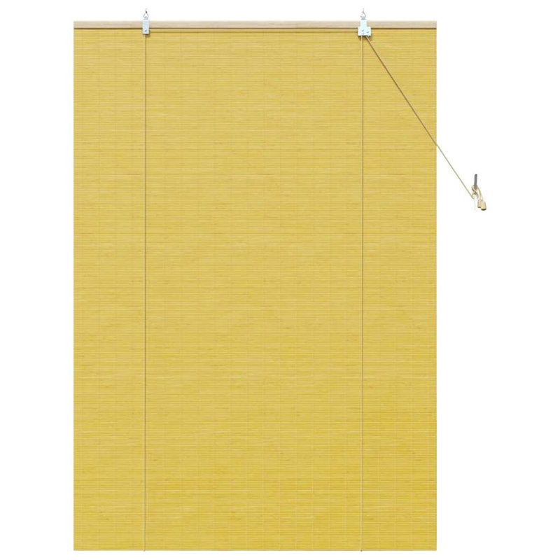 Bamboo Venetian Blind, 160cm L x 120cm W, Yellow
